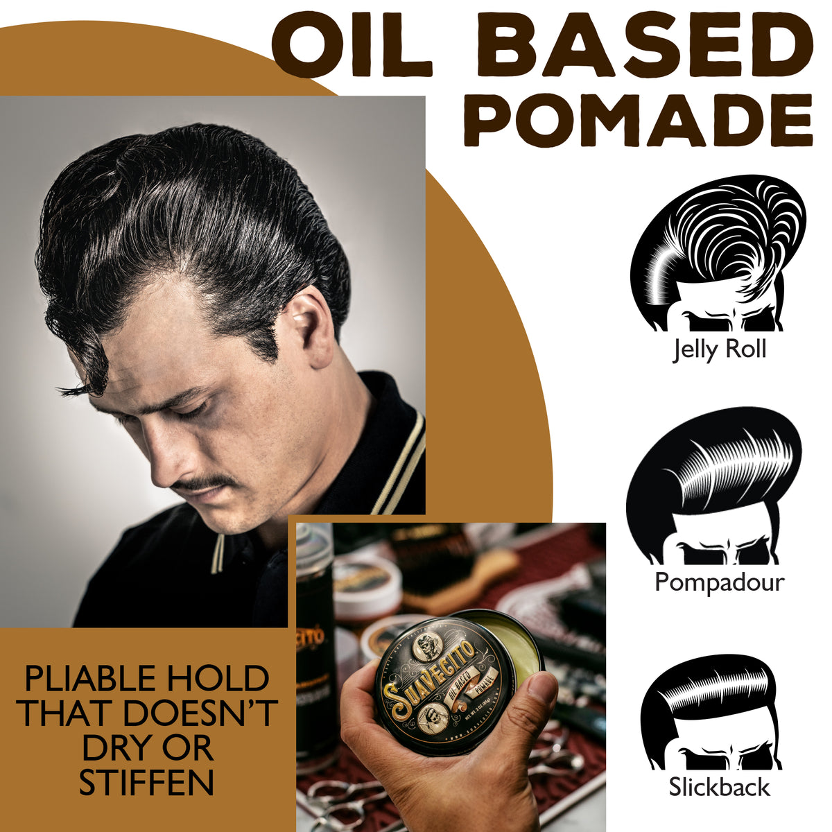 Suavecito Oil Based Pomade 85g