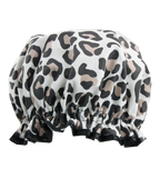 The Vintage Cosmetic Company Shower Cap - Leopard Print