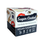 Sugar Coated Full Body Hair Removal Kit Vegan Sugar Wax 250g
